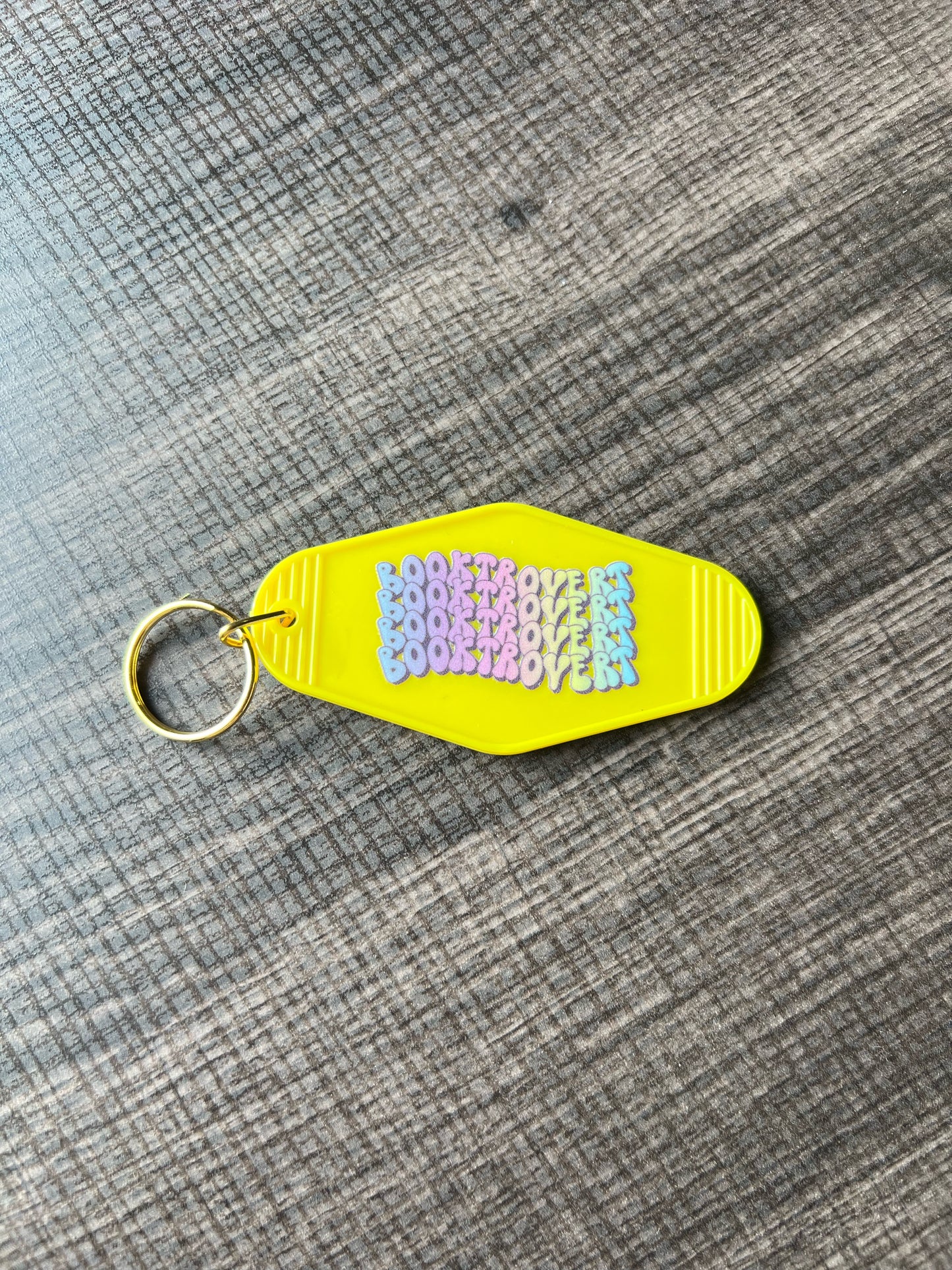 Booktrovert Keychain