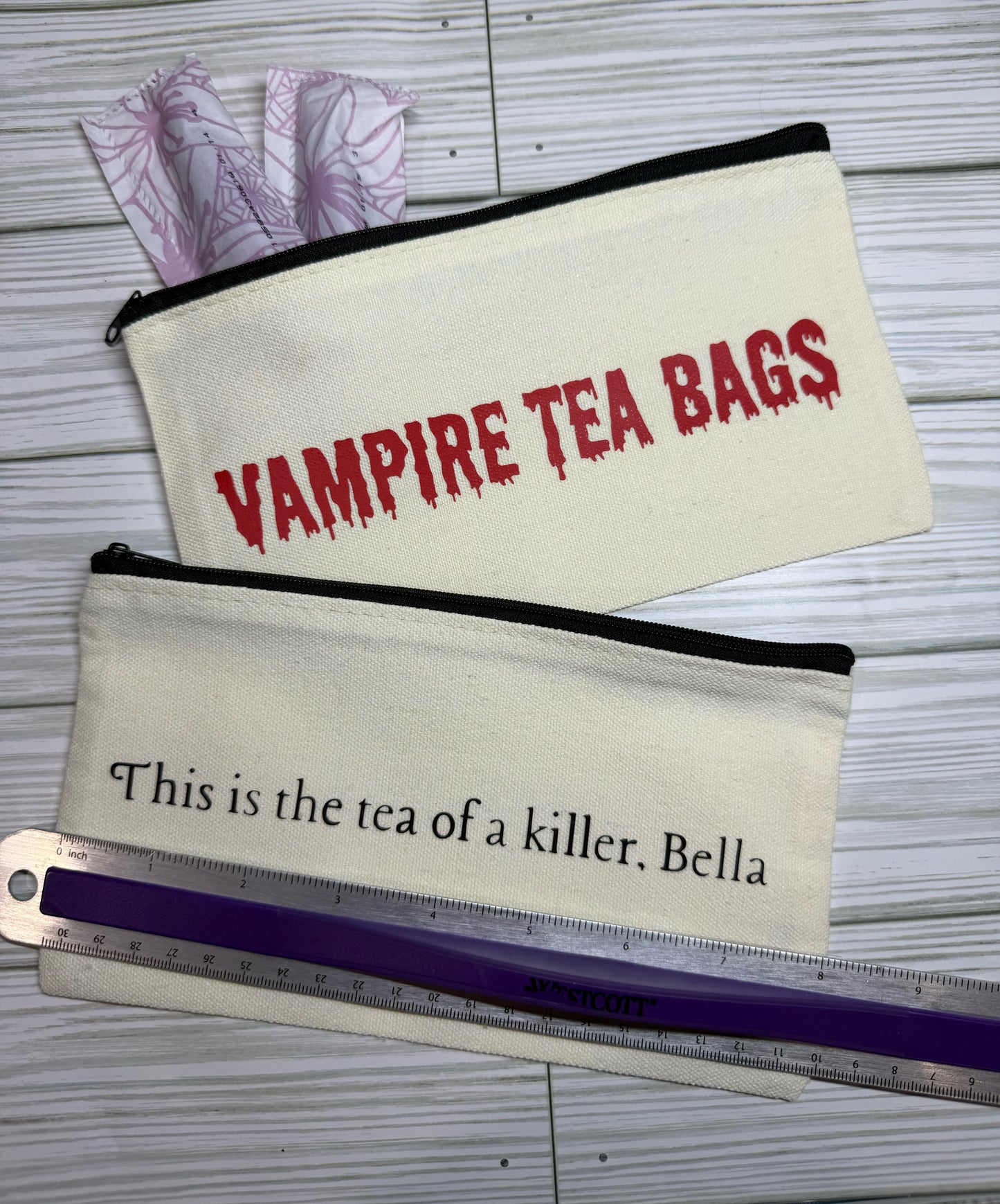 Vampire Tea Bags Period Pouch