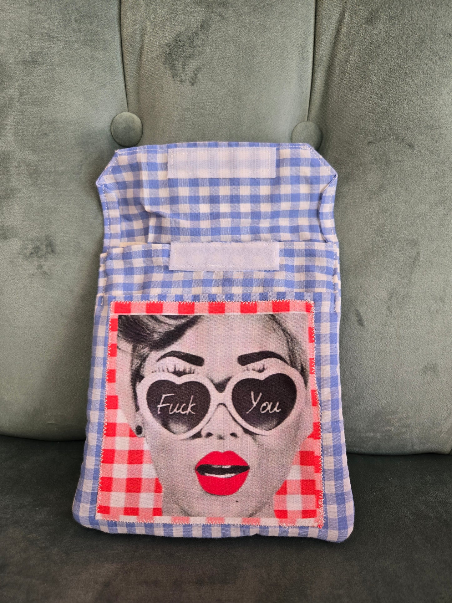 E-Book Padded Sleeve || Reclaimed Fabric || Vintage Fashion