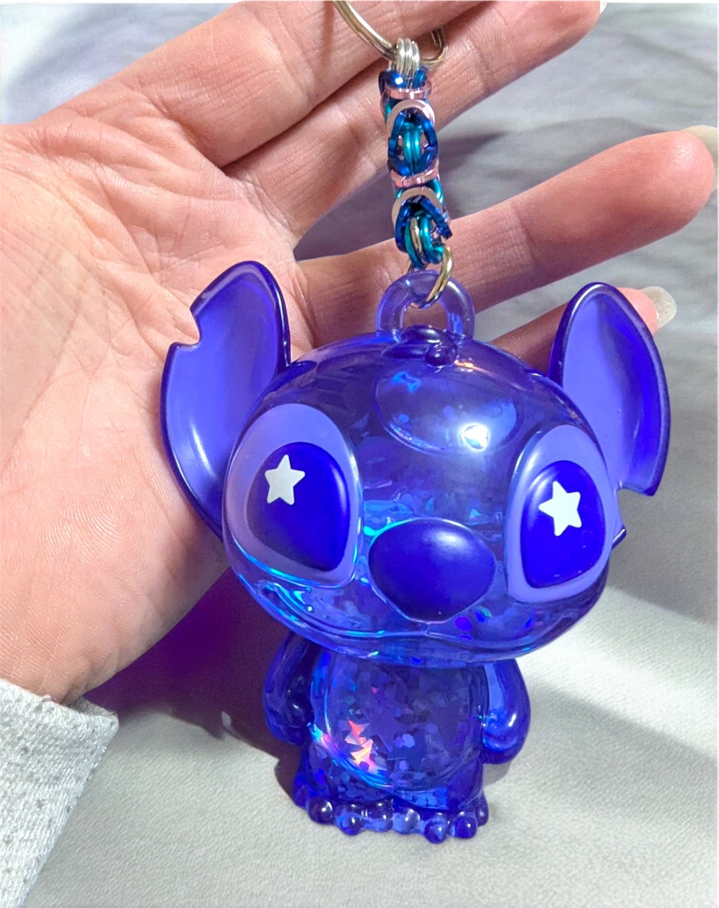 Stitch Shaker Keychain