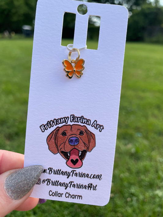 Butterfly Collar Charms || Doggy Bling || Bag Accessories