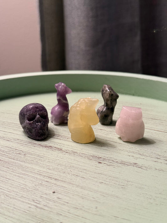 Mystery Crystal Carvings | 5 Pc