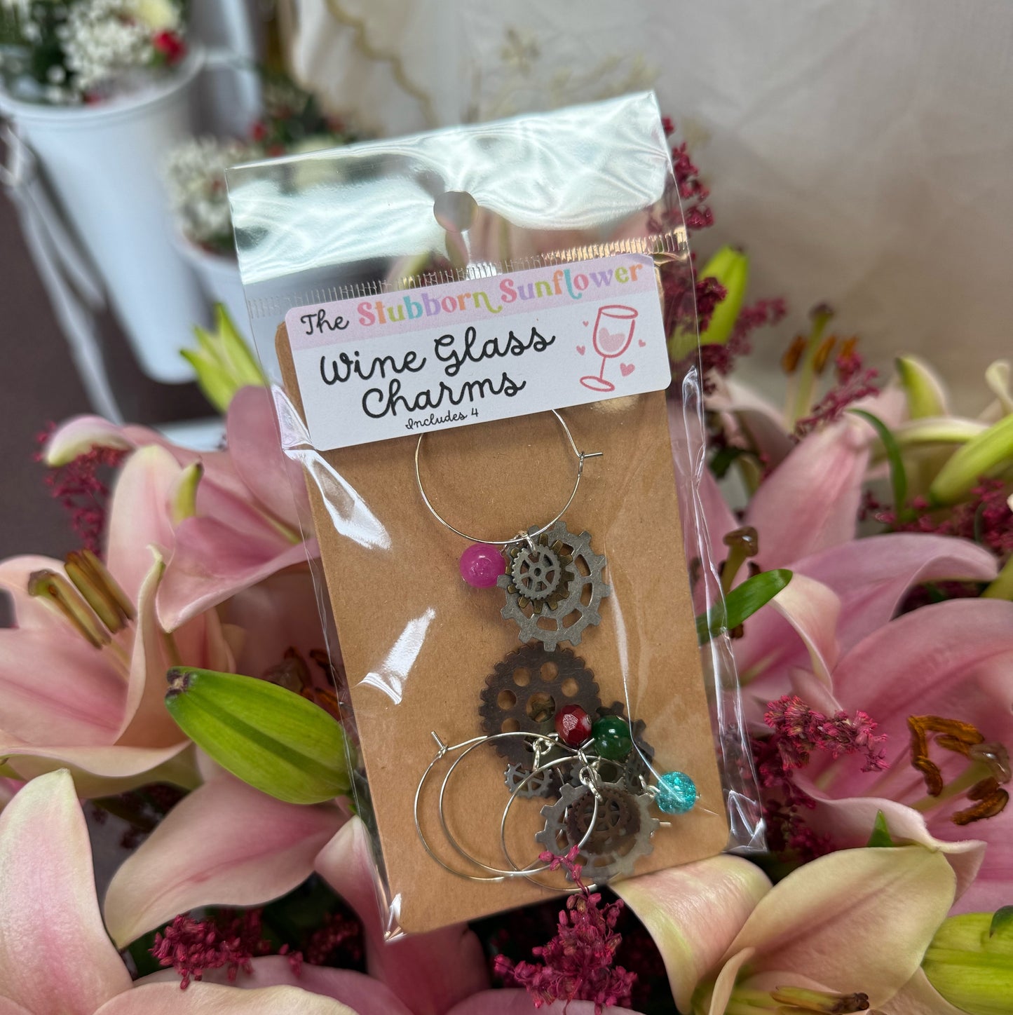 Wine Glass Charms | Set of 4