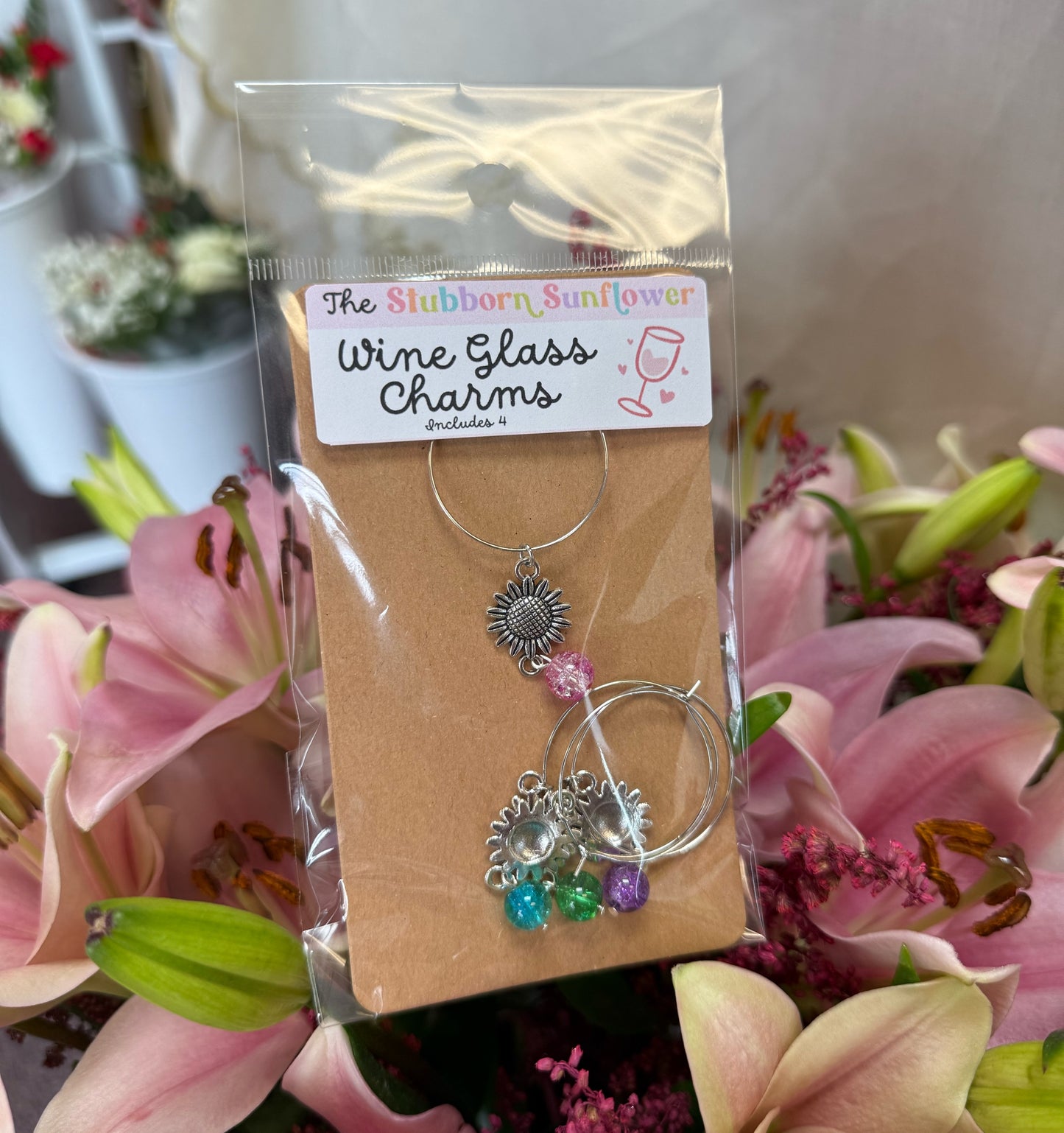 Wine Glass Charms | Set of 4