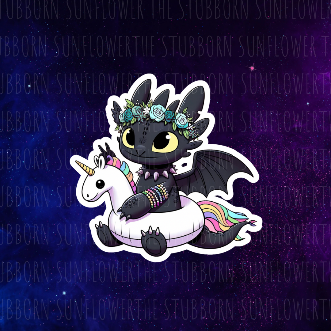 Coachella Toothless Sticker