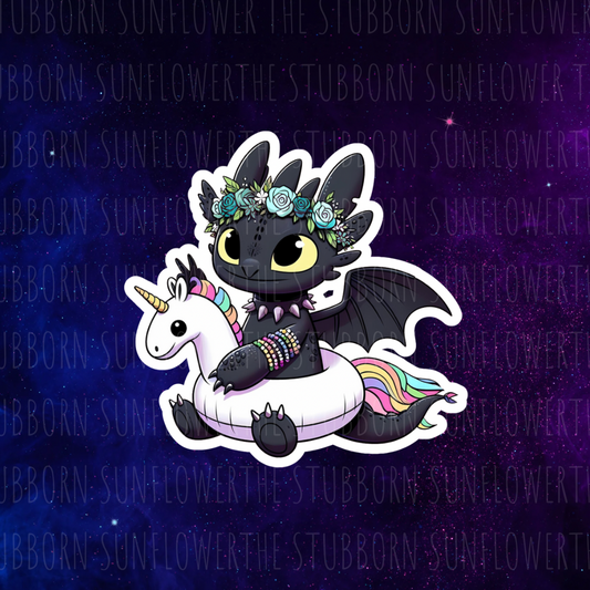 Coachella Toothless Sticker