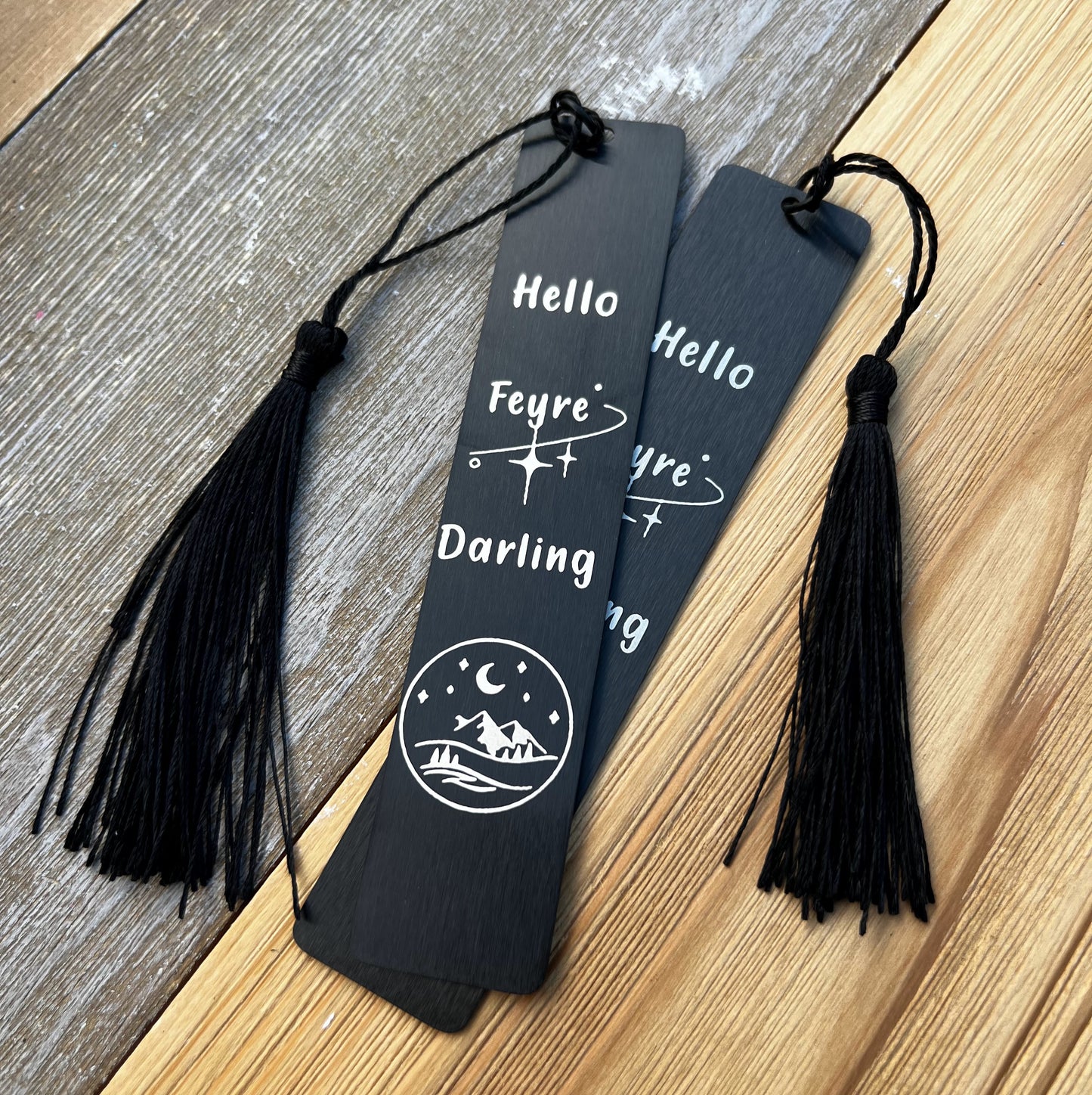 Hello Feyre Darling Metal Bookmark