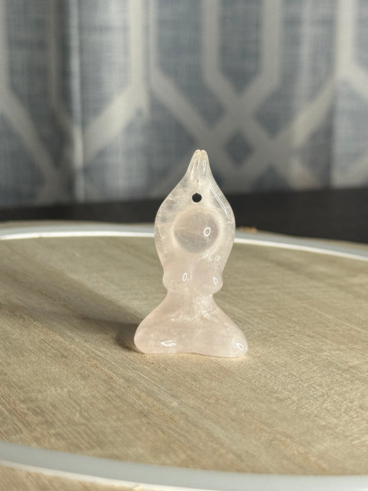Rose Quartz Crystal Goddess