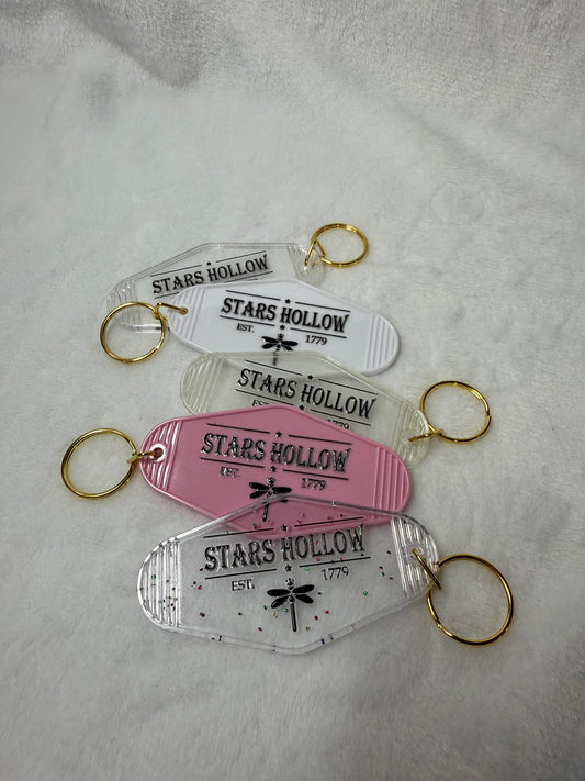 Stars Hollow Motel Keychain