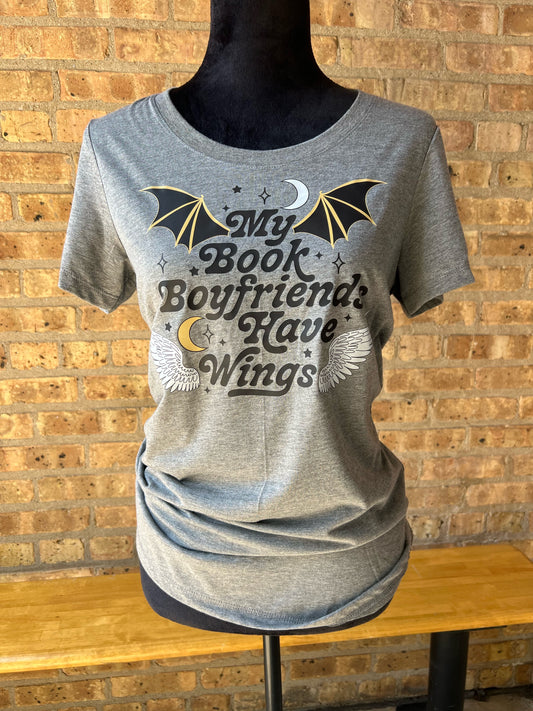 Book Boyfriends Have Wings Shirt