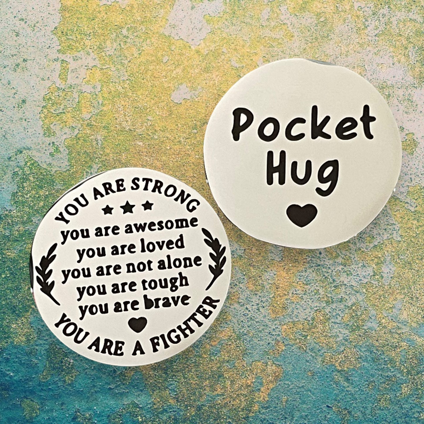 Sobriety Pocket Hug Coin