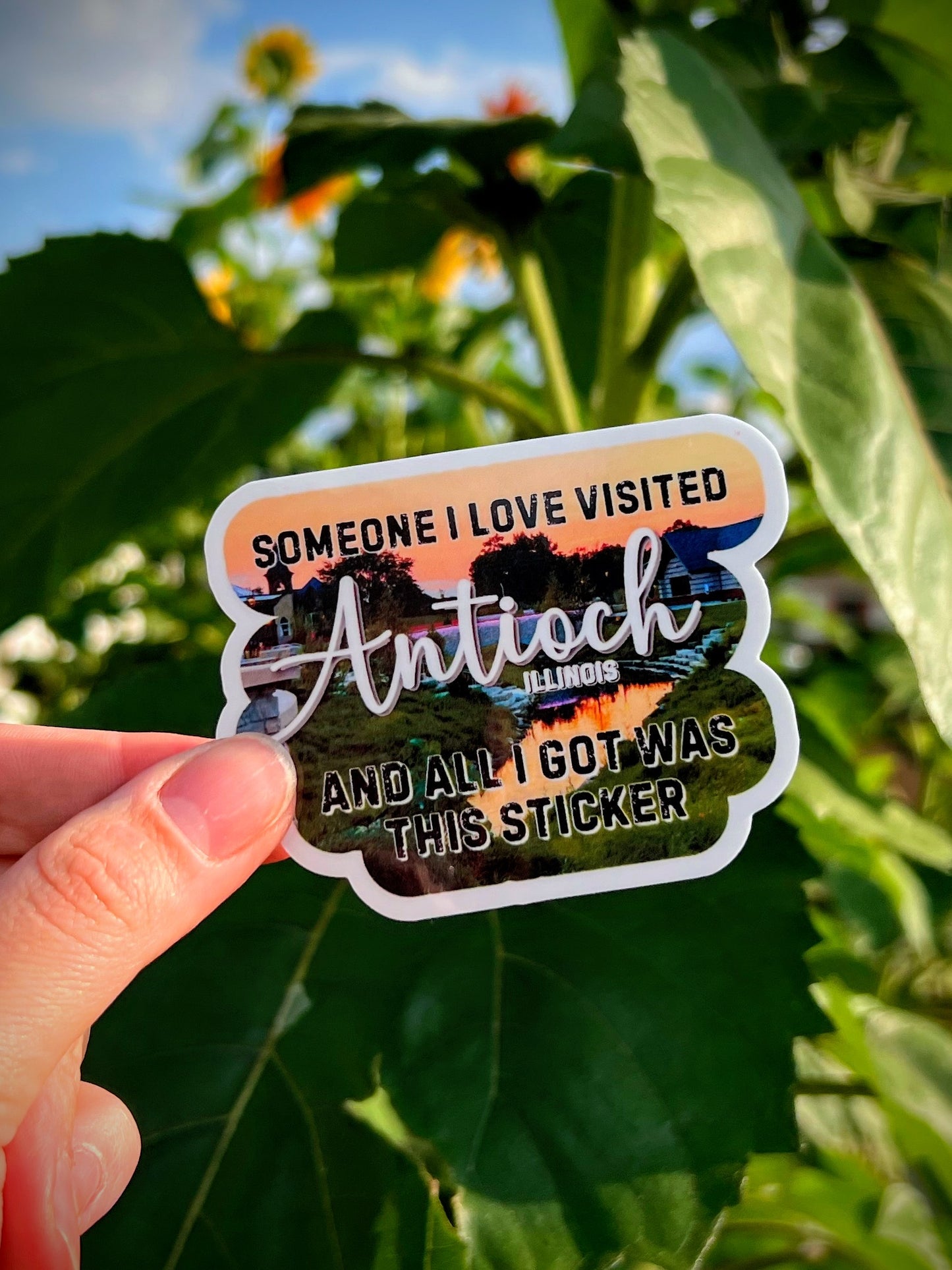 Someone I Love Visited Antioch Sticker