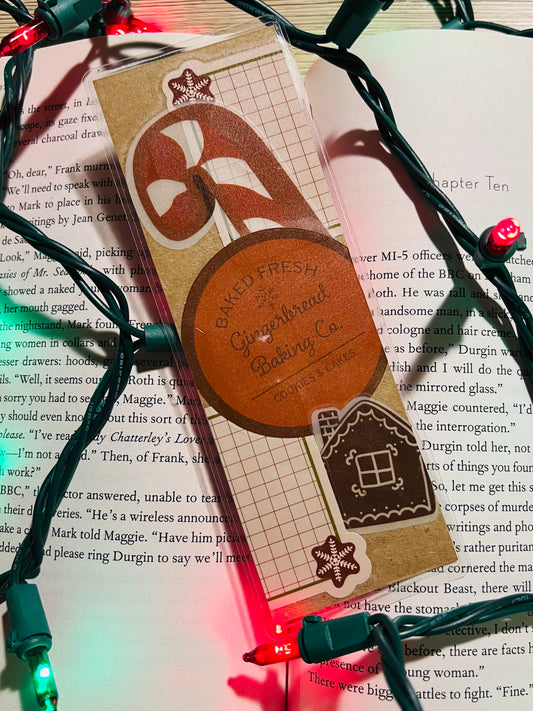Gingerbread Baking Co Bookmark