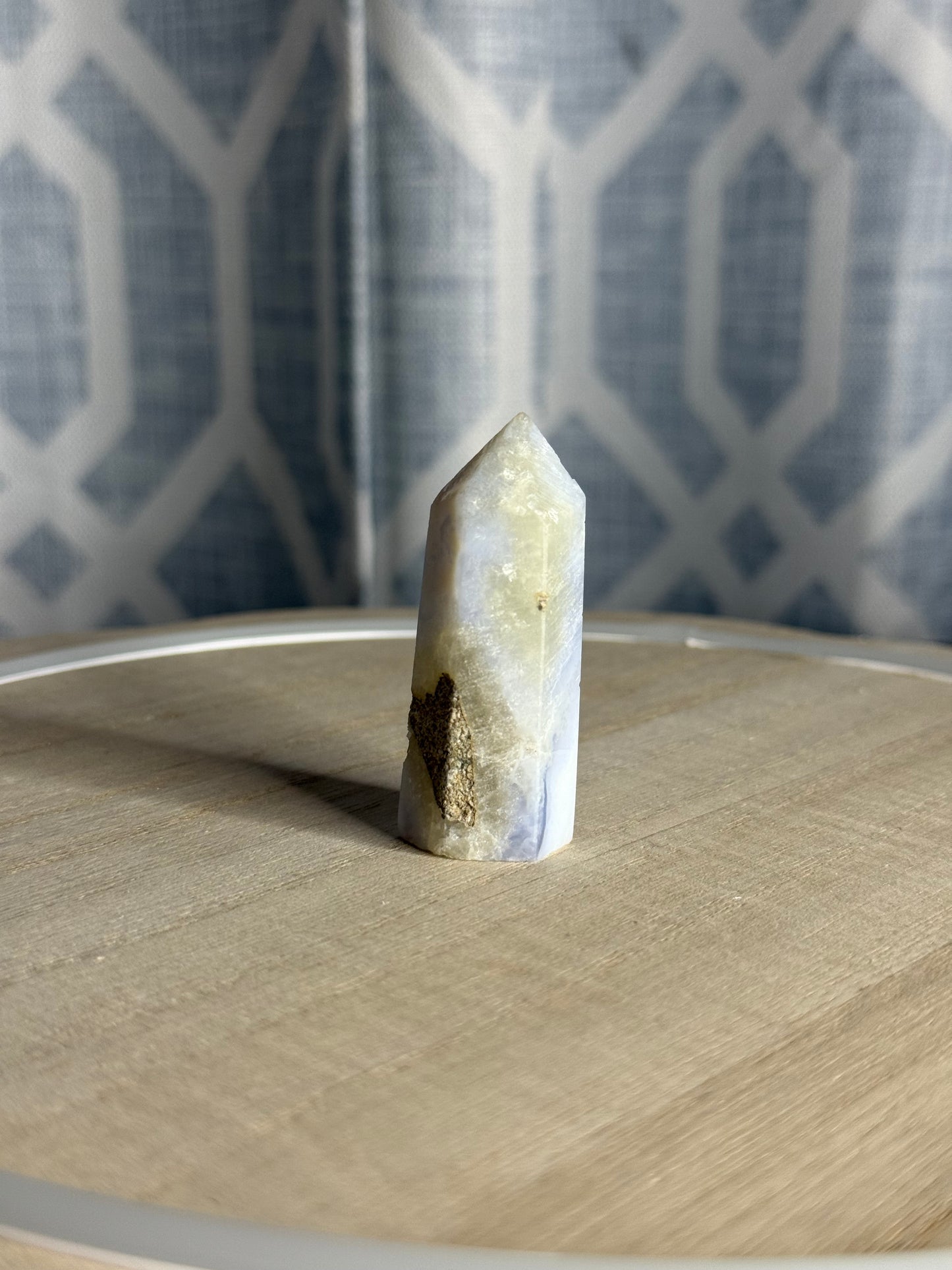Blue Lace Agate Tower