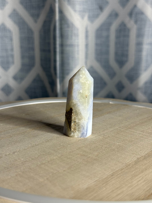 Blue Lace Agate Tower