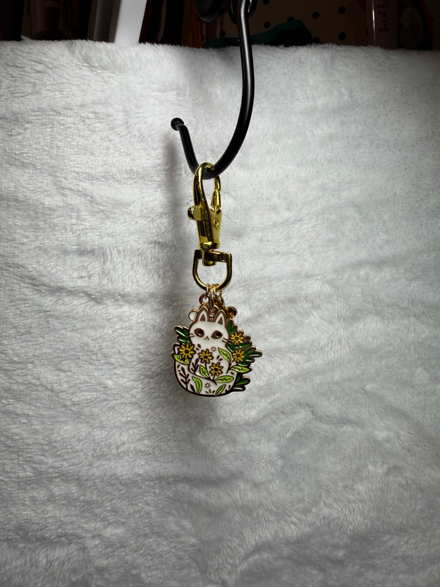 Daisy Kitty Bag Charm