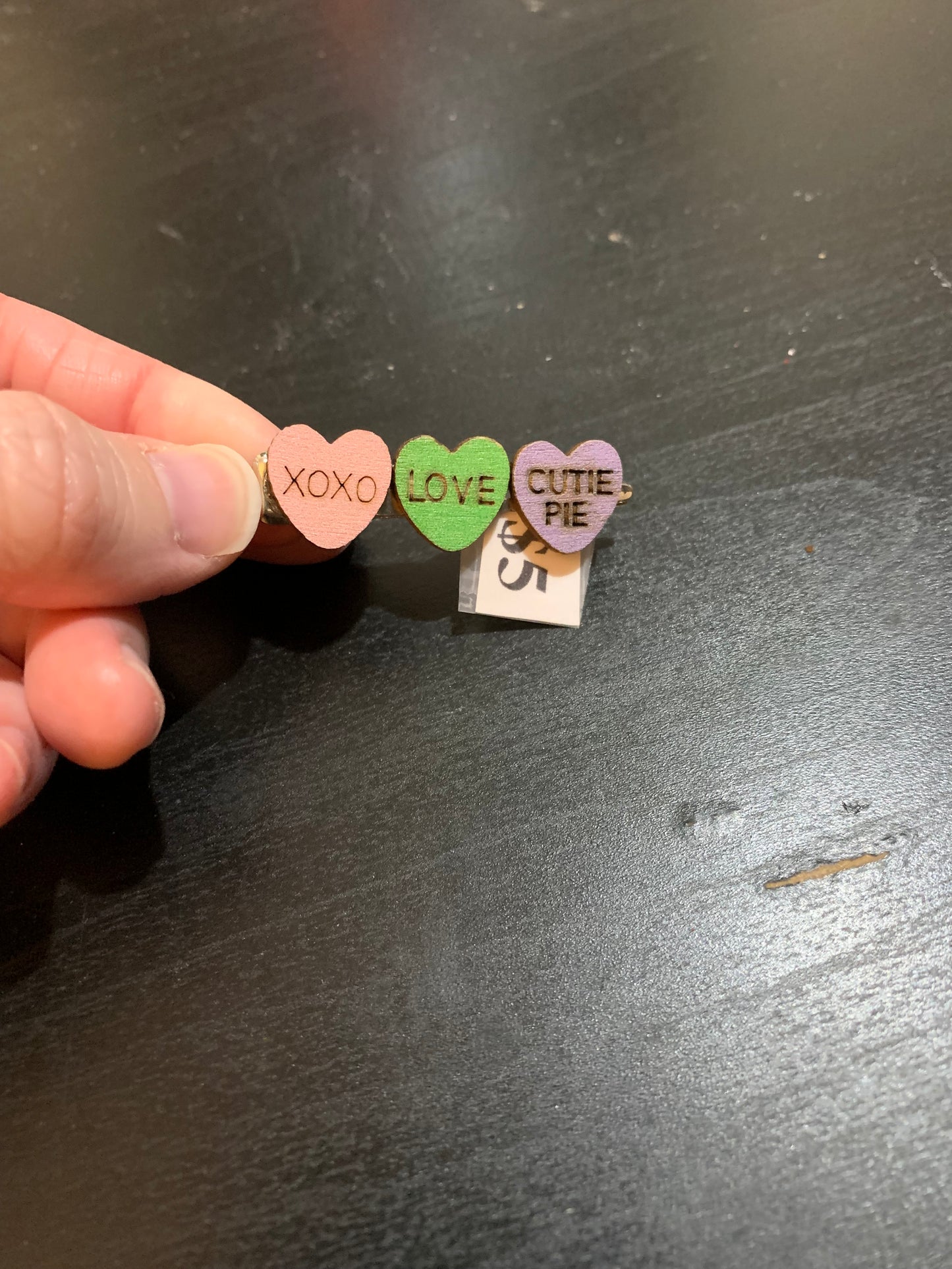 Hair Clips | Valentine’s Day Conversation Heart