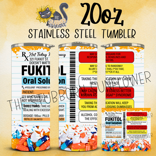 Fukitol 20 oz Tumbler