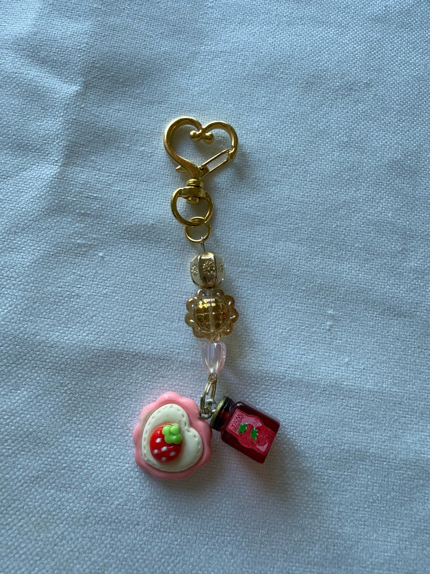 Strawberry Jam Keychain