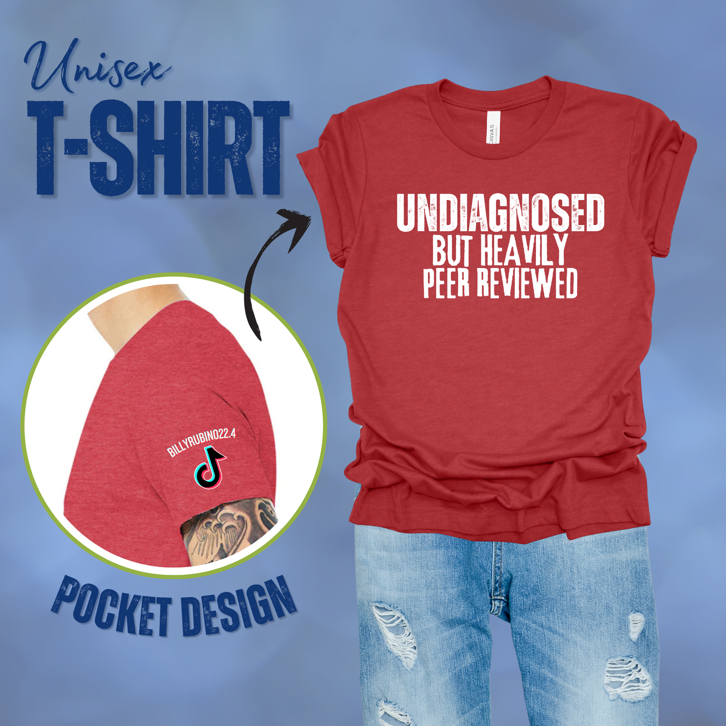 Heavily Peer Reviewed T-Shirt || Billy Rubino