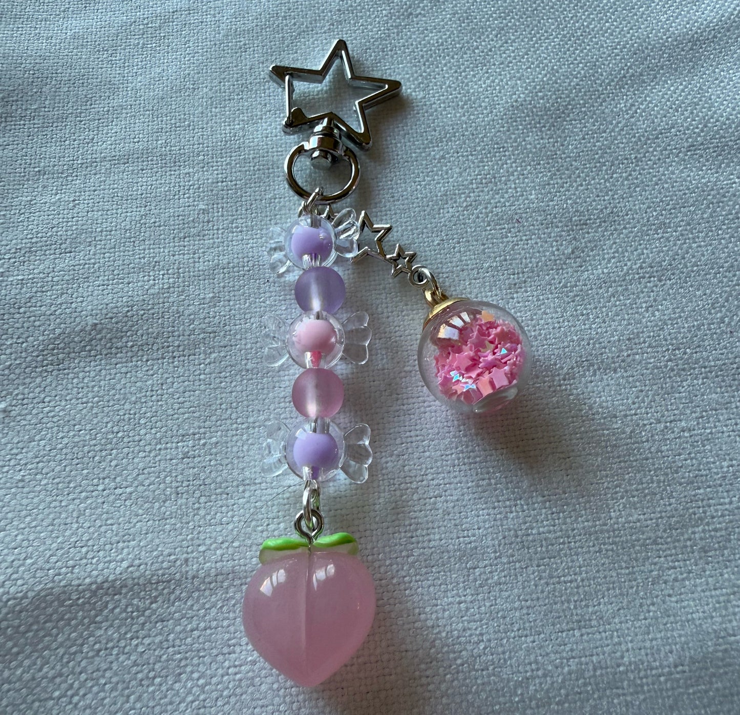 Whimsy Peachy Keychains