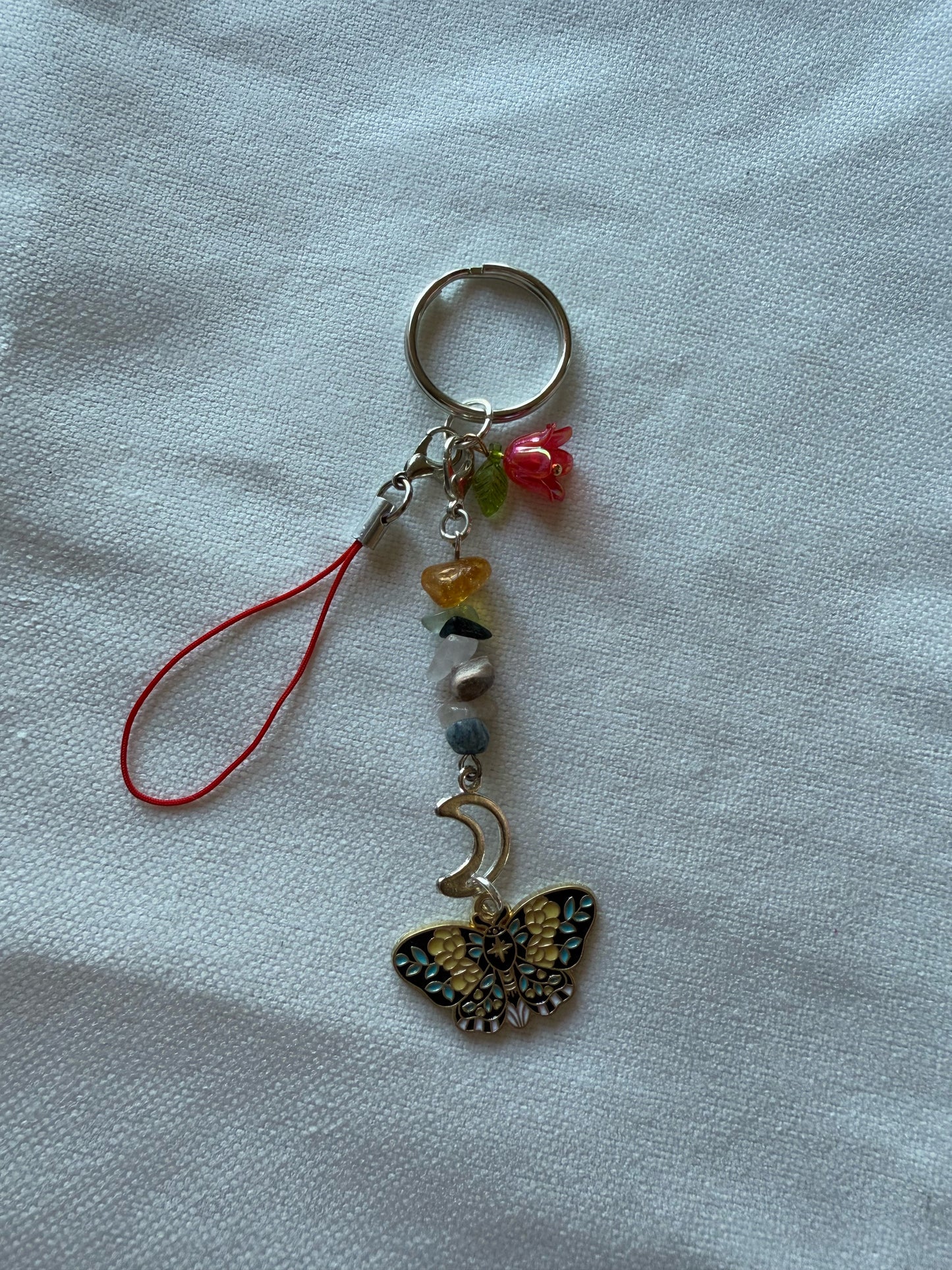 Whimsy Moth Keychains