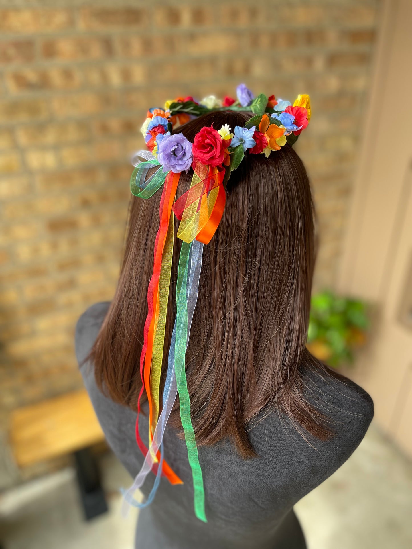 Rainbow Flower Crown - Kids