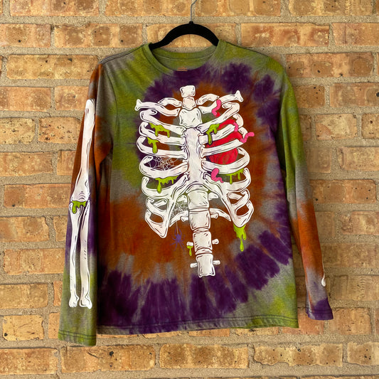 Youth Rib Cage Tie Dye Long Sleeve / XL 14/16