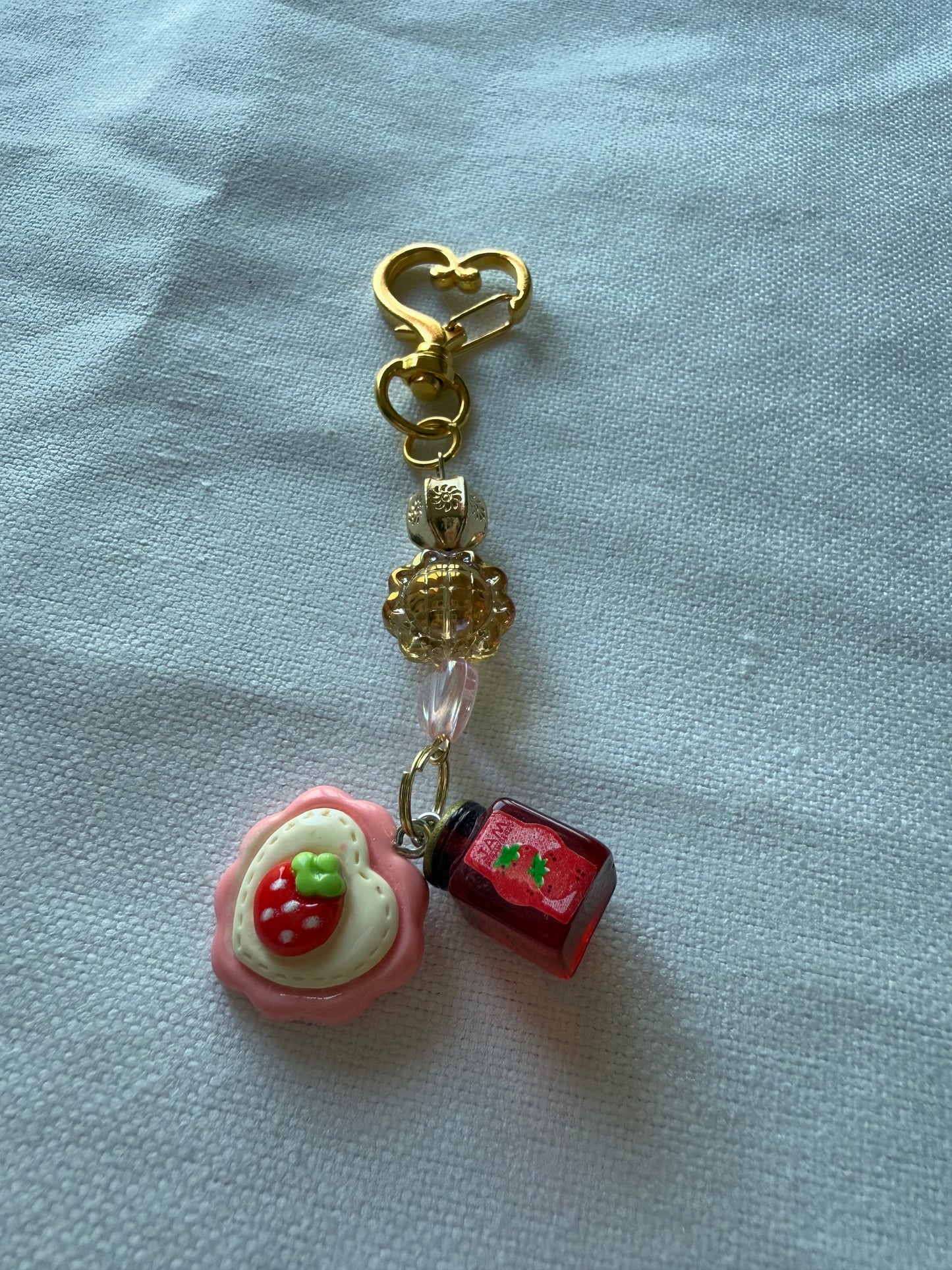 Strawberry Jam Keychain