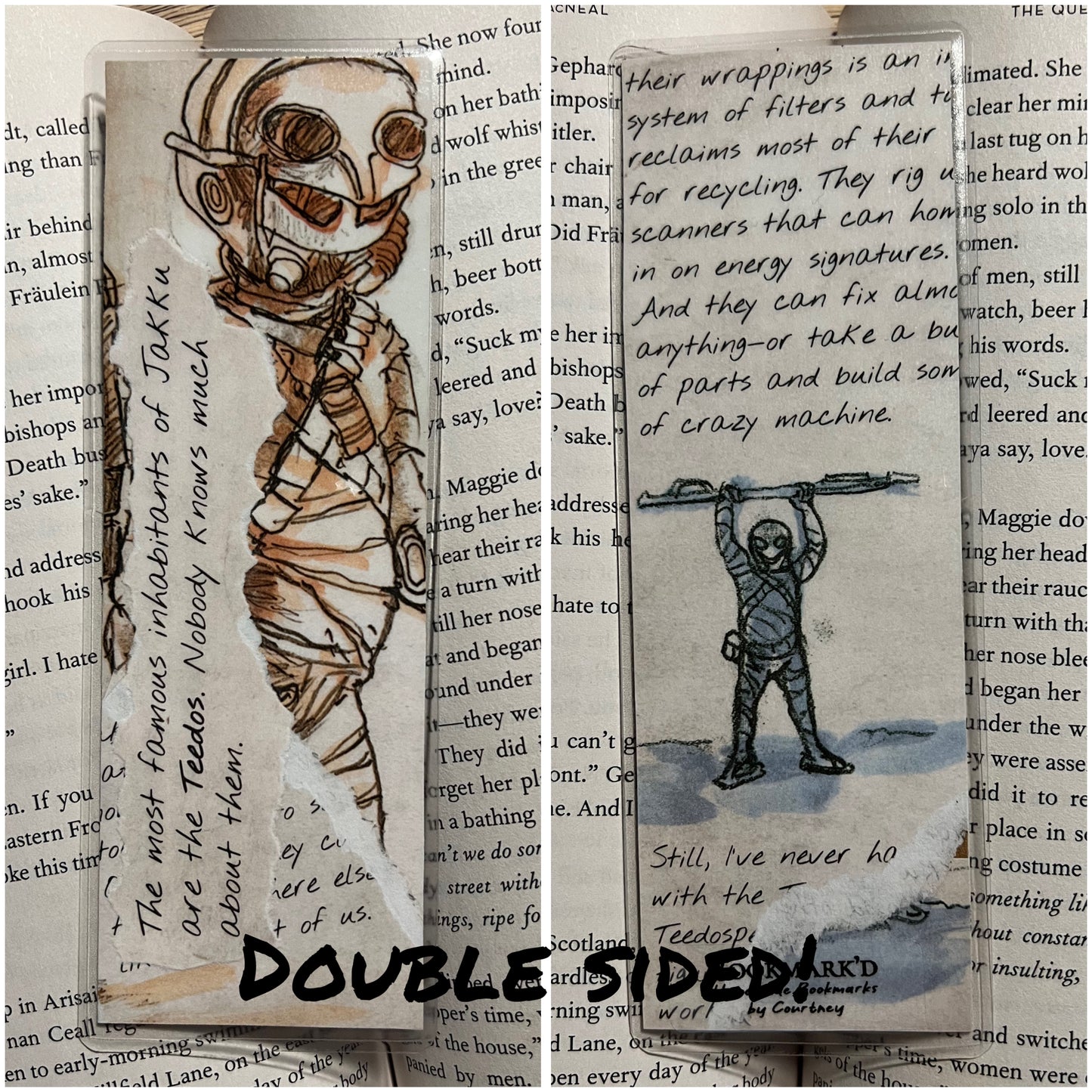 Star Wars Inspired Double Sided Bookmarks