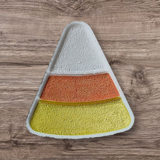 Candy Corn Halloween Bath Bomb
