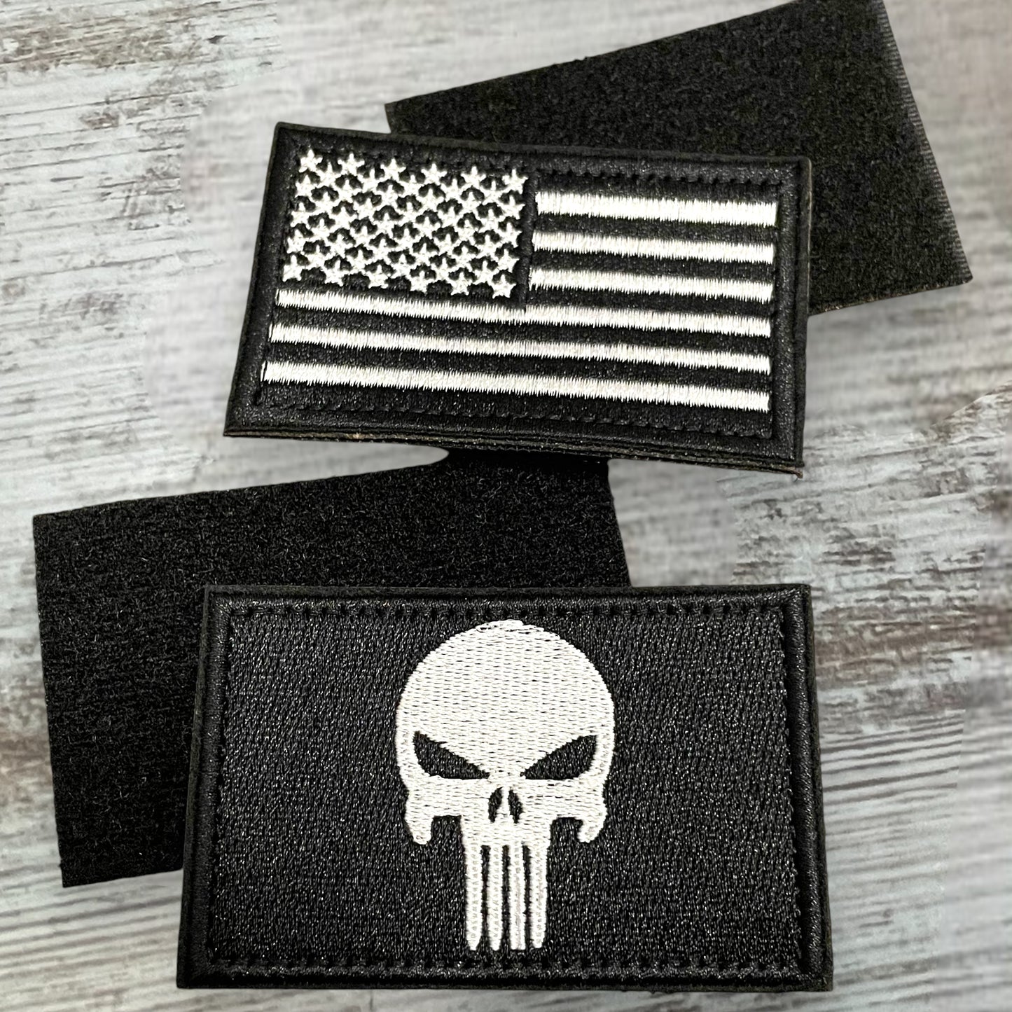 Punisher & American Flag Patches