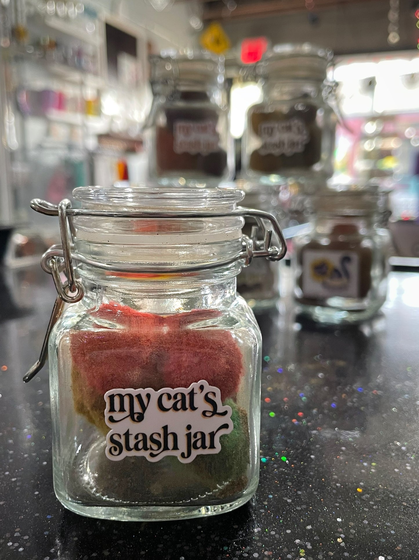 Cat Stash Jar