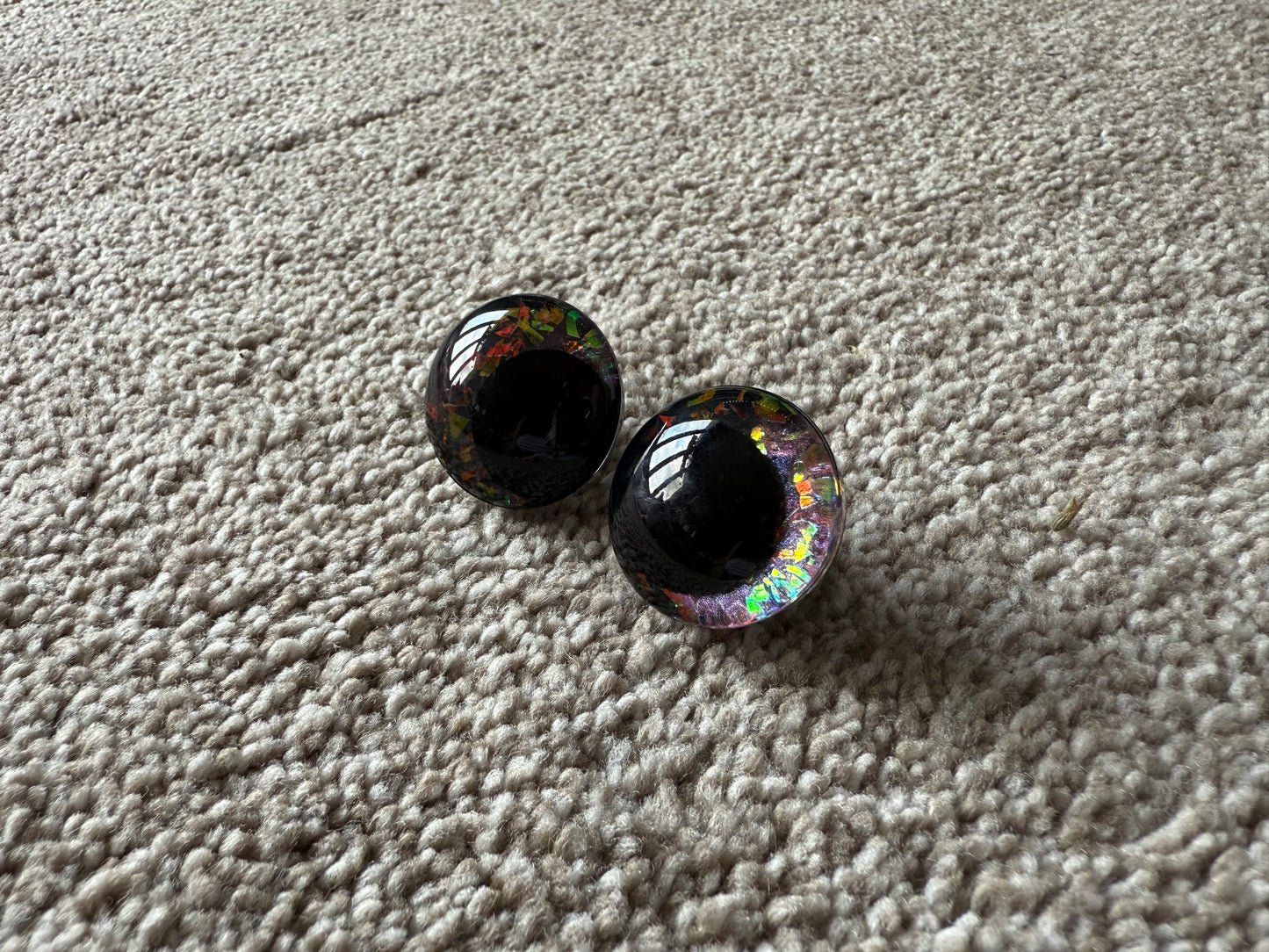 Crochet Safety Eyes | Ember Flame