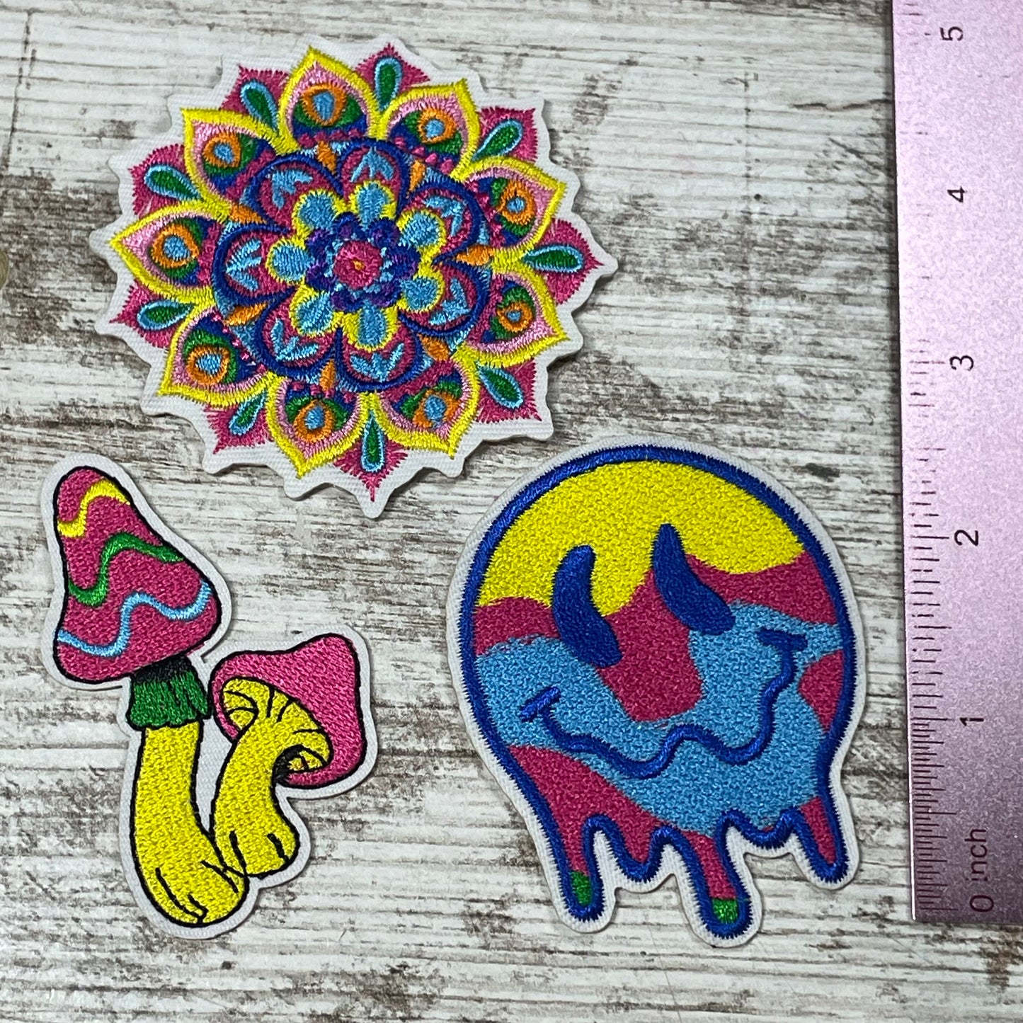 Mandala, Mushie, & Melty Smile Patches