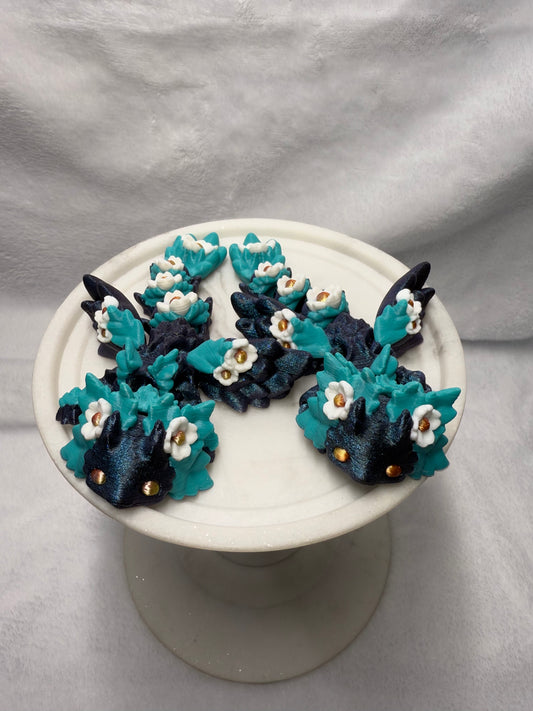 Blue Floral Kosha / 3D Printed