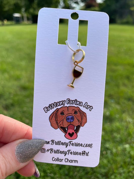 Beverage Collar Charms || Doggy Bling || Bag Accessories