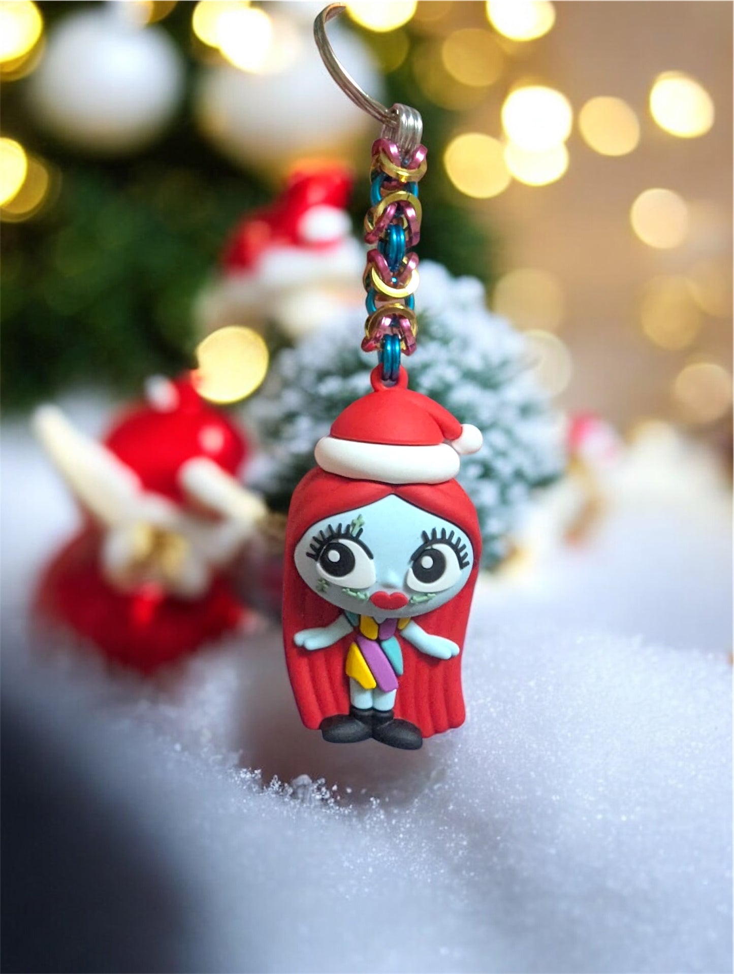 Holiday Nightmare NBC || Handcrafted Chainmaille Keychain