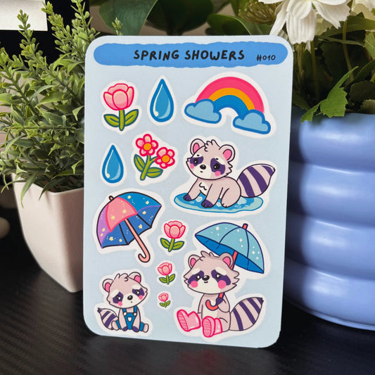 Spring Showers Sticker Sheet