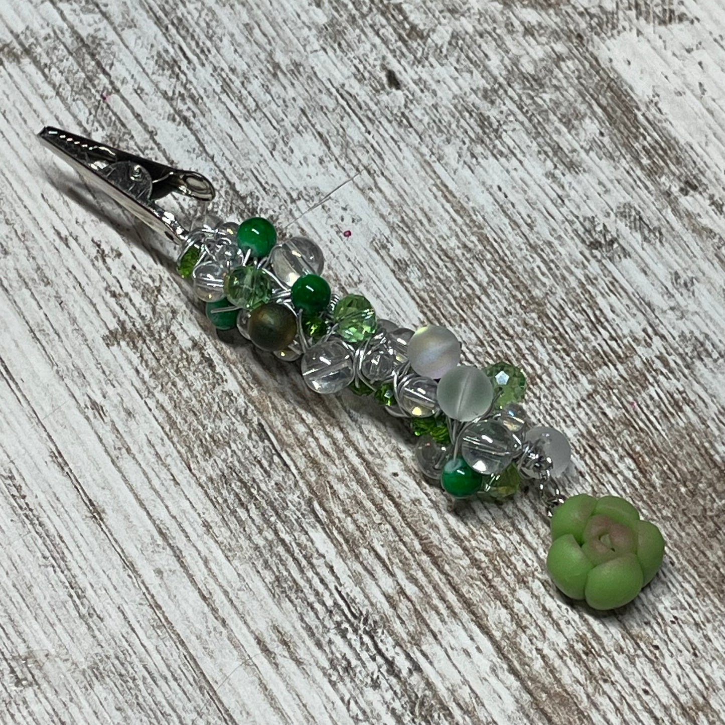 Beaded 420 Roach Clip