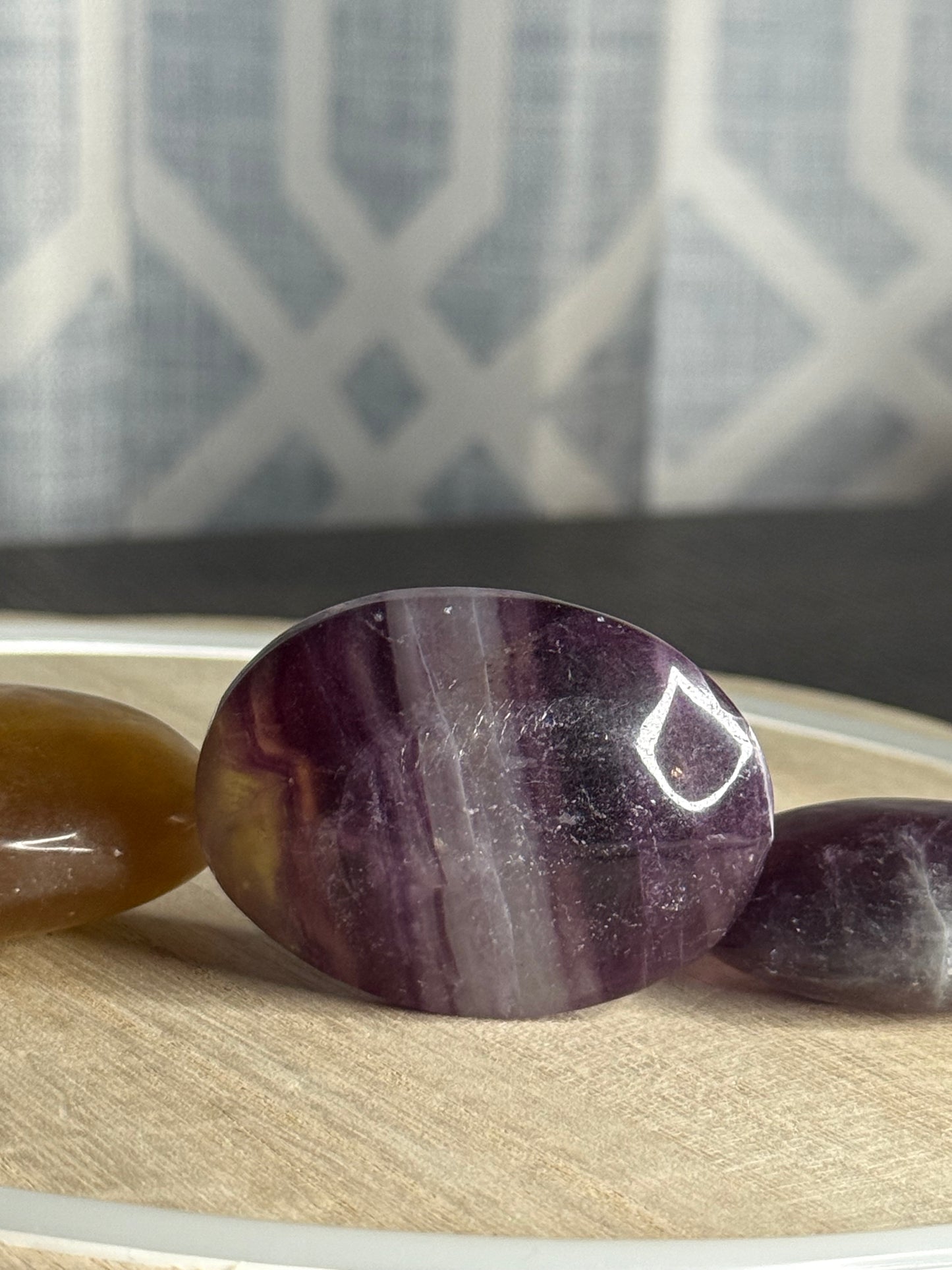 Fluorite Palm Stones