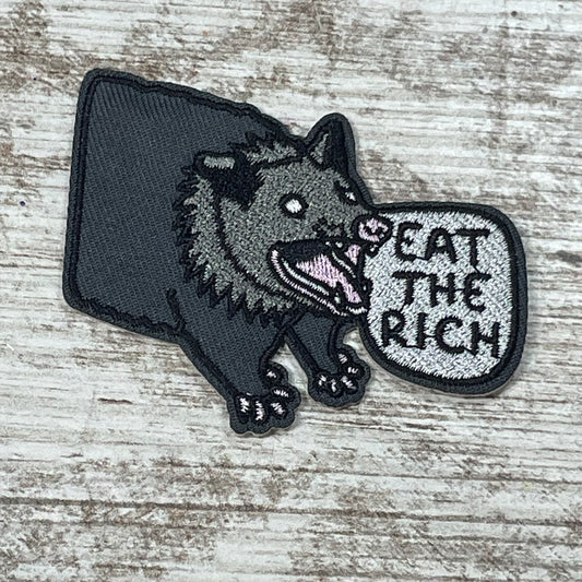 Opossum Eat The Rich Patch