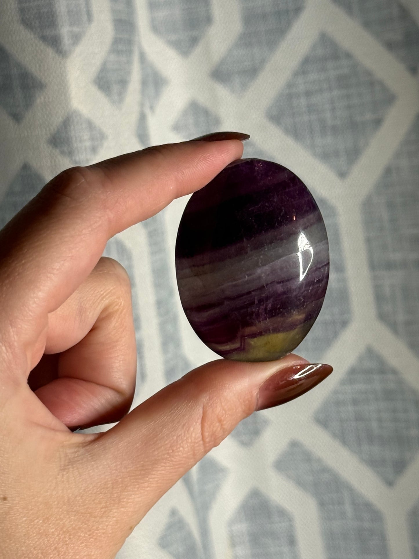 Fluorite Palm Stones