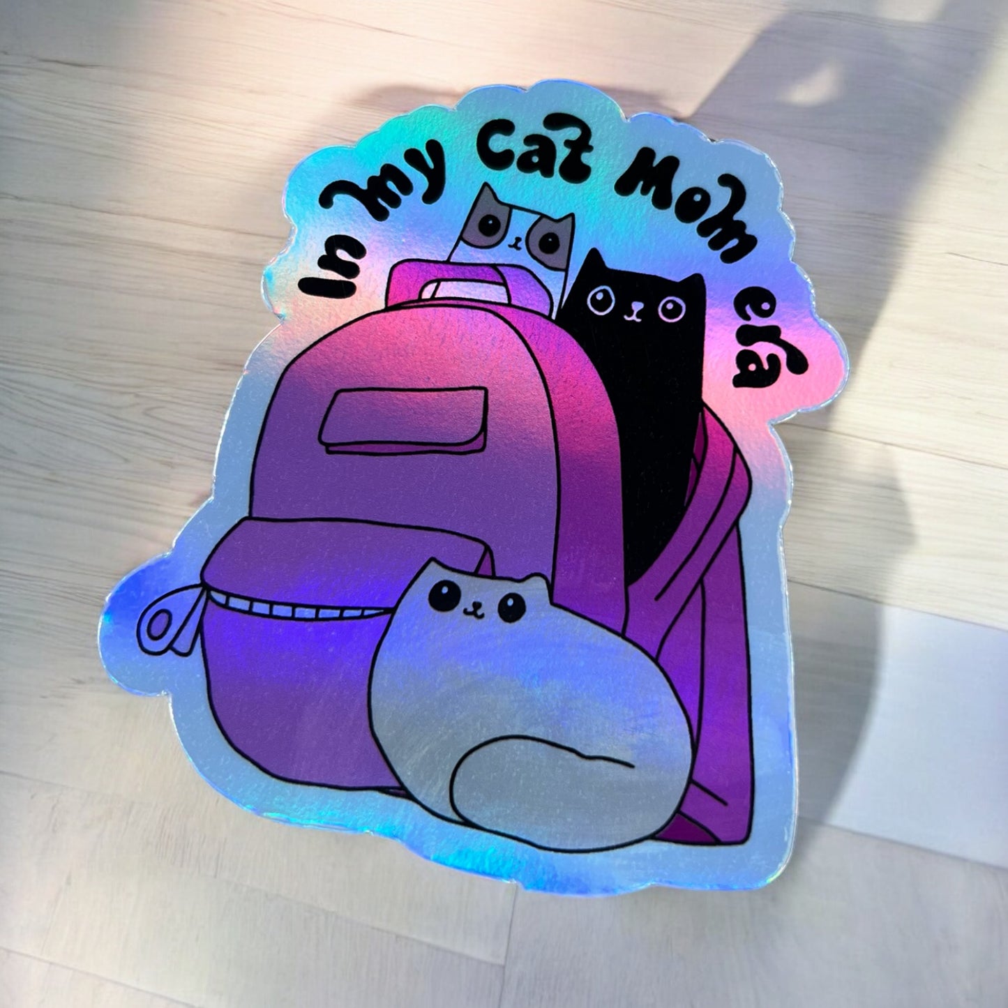 In My Cat Mom Era Sticker