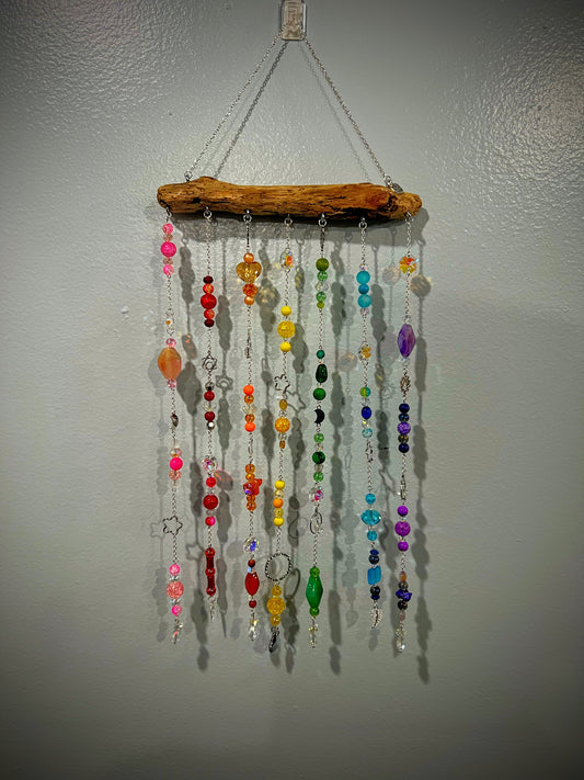 Rainbow Glass Bead Suncatcher