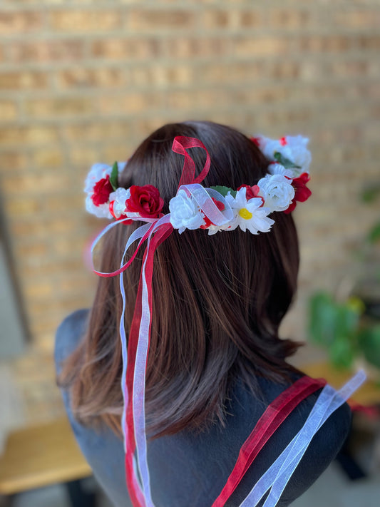 Cottagecore Mushie Flower Crown - Adult