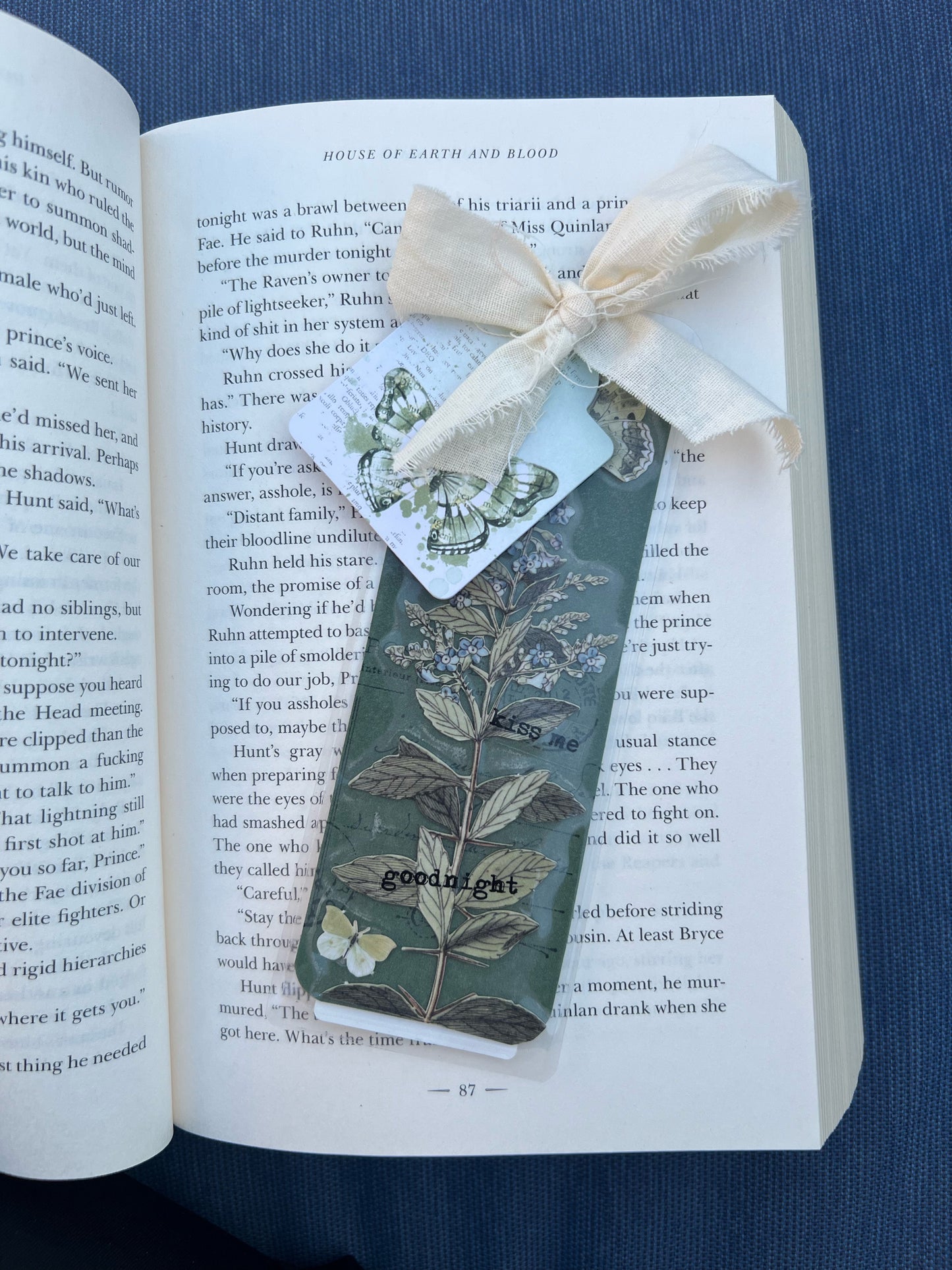 Kiss Me Goodnight Bookmark