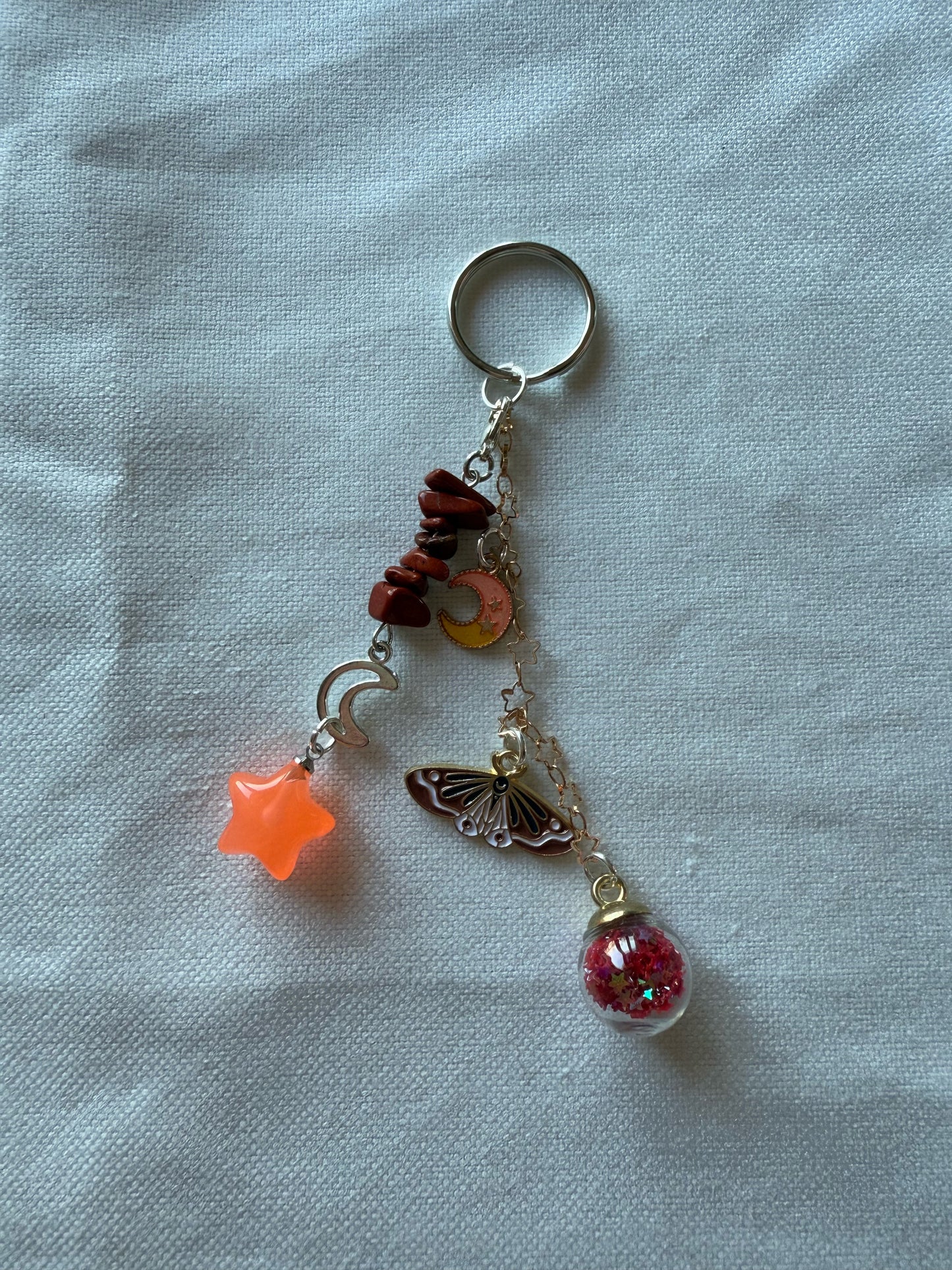 Whimsy Moth Keychains