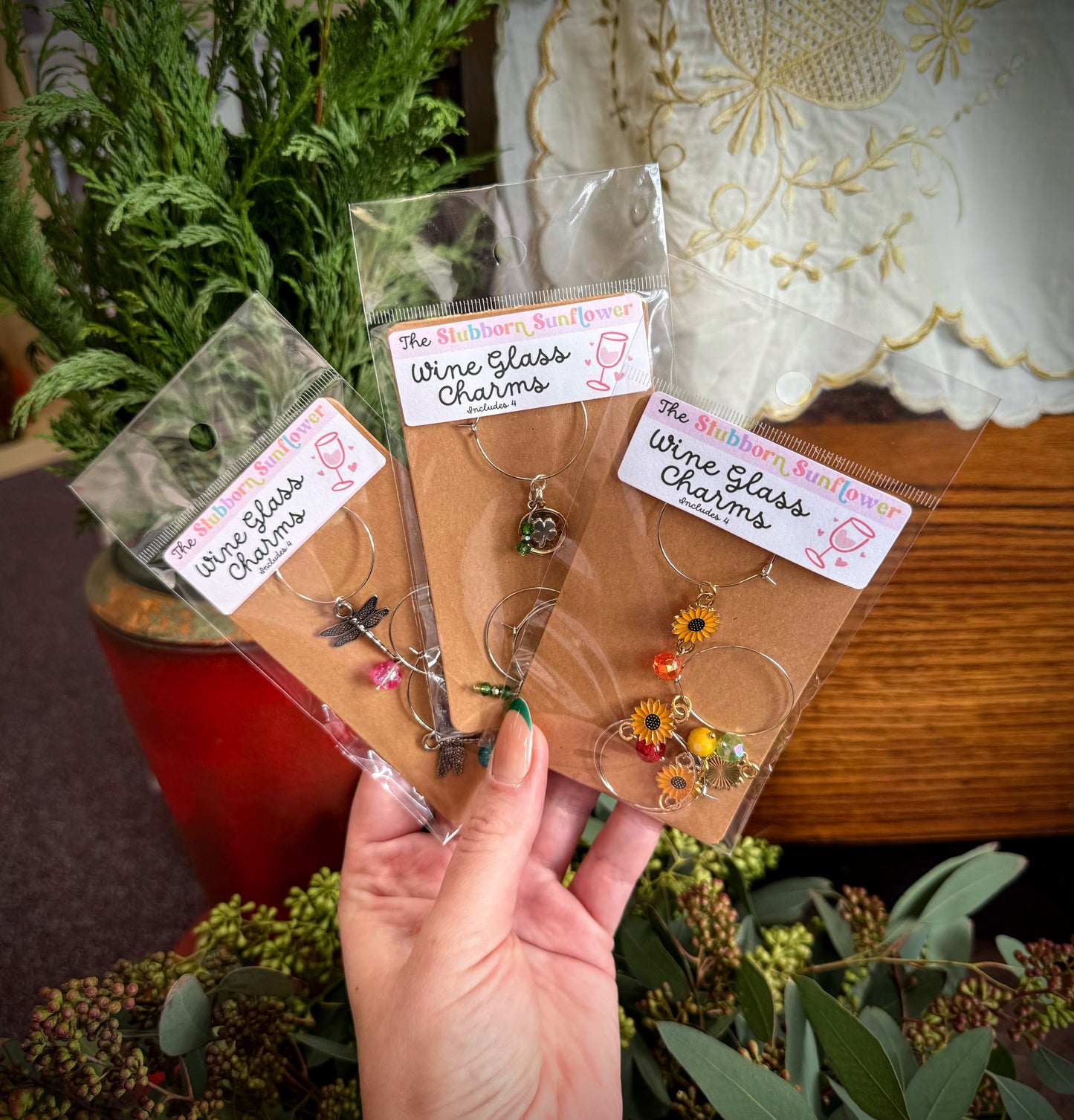 Wine Glass Charms | Set of 4