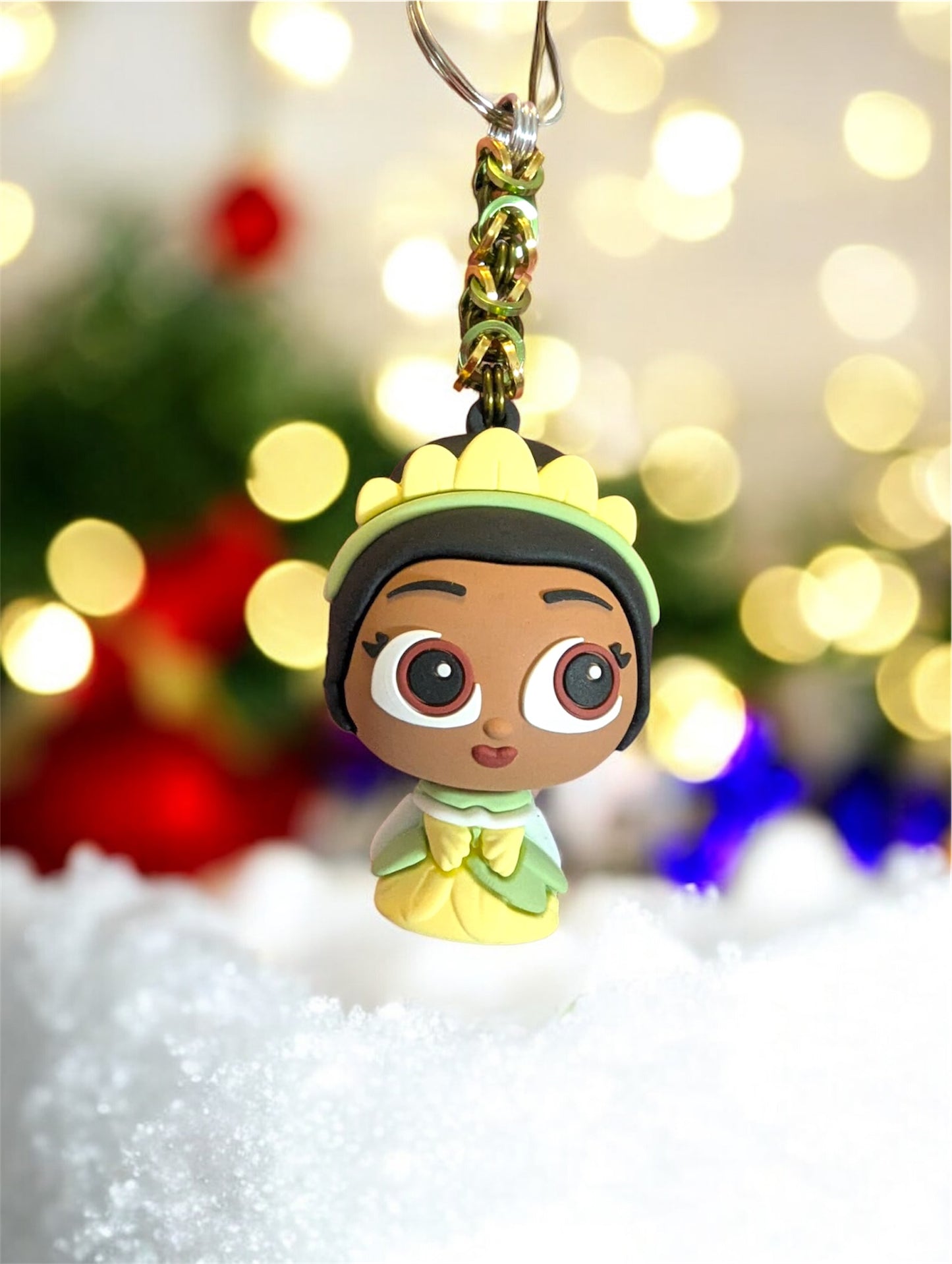 Chainmaille Christmas Themed Keychains